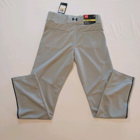 Under Armour Softball Baseball Pants Youth Size Medium YMD HeatGear Grey NWT - Picture 6 of 6